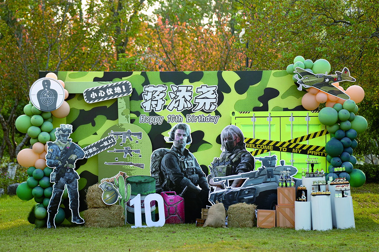 三角洲行动主题生日派对