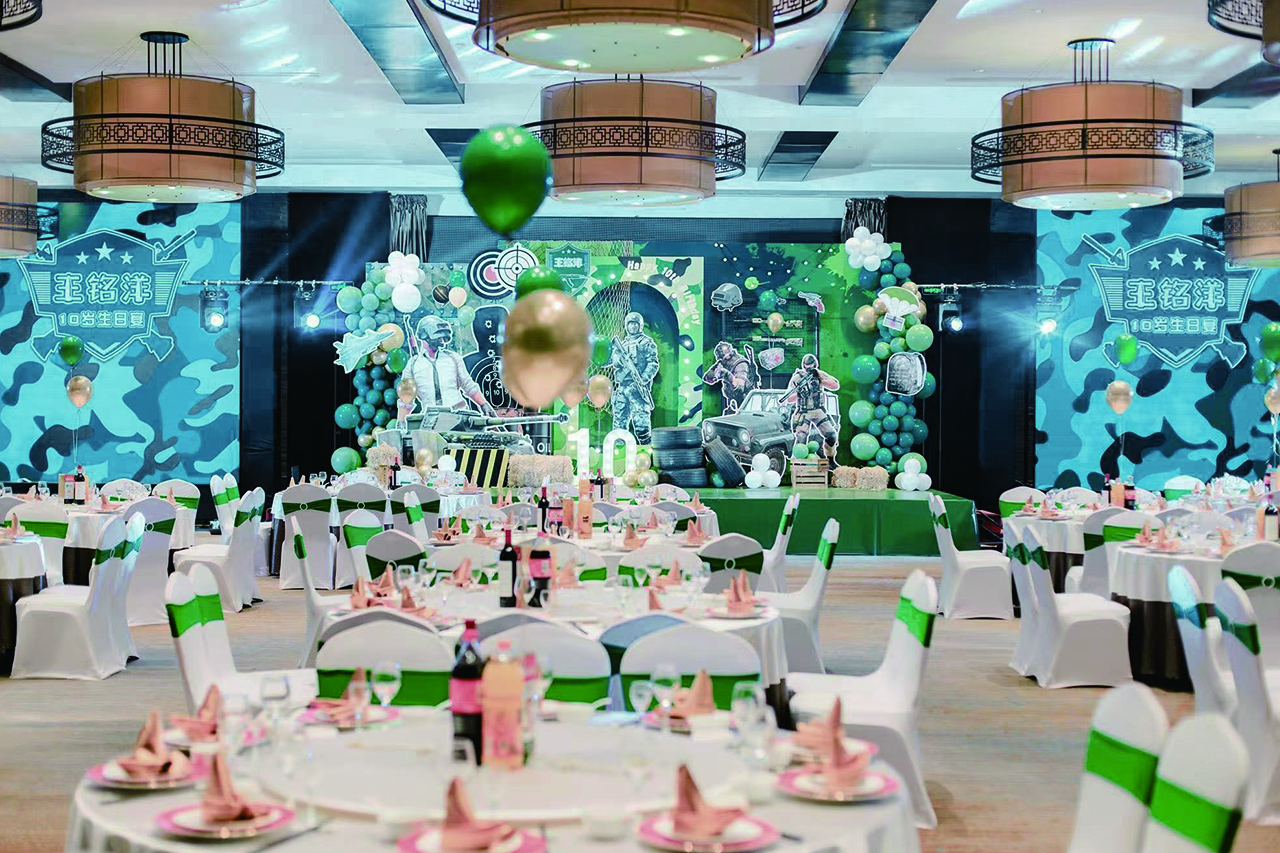 军事主题生日宴